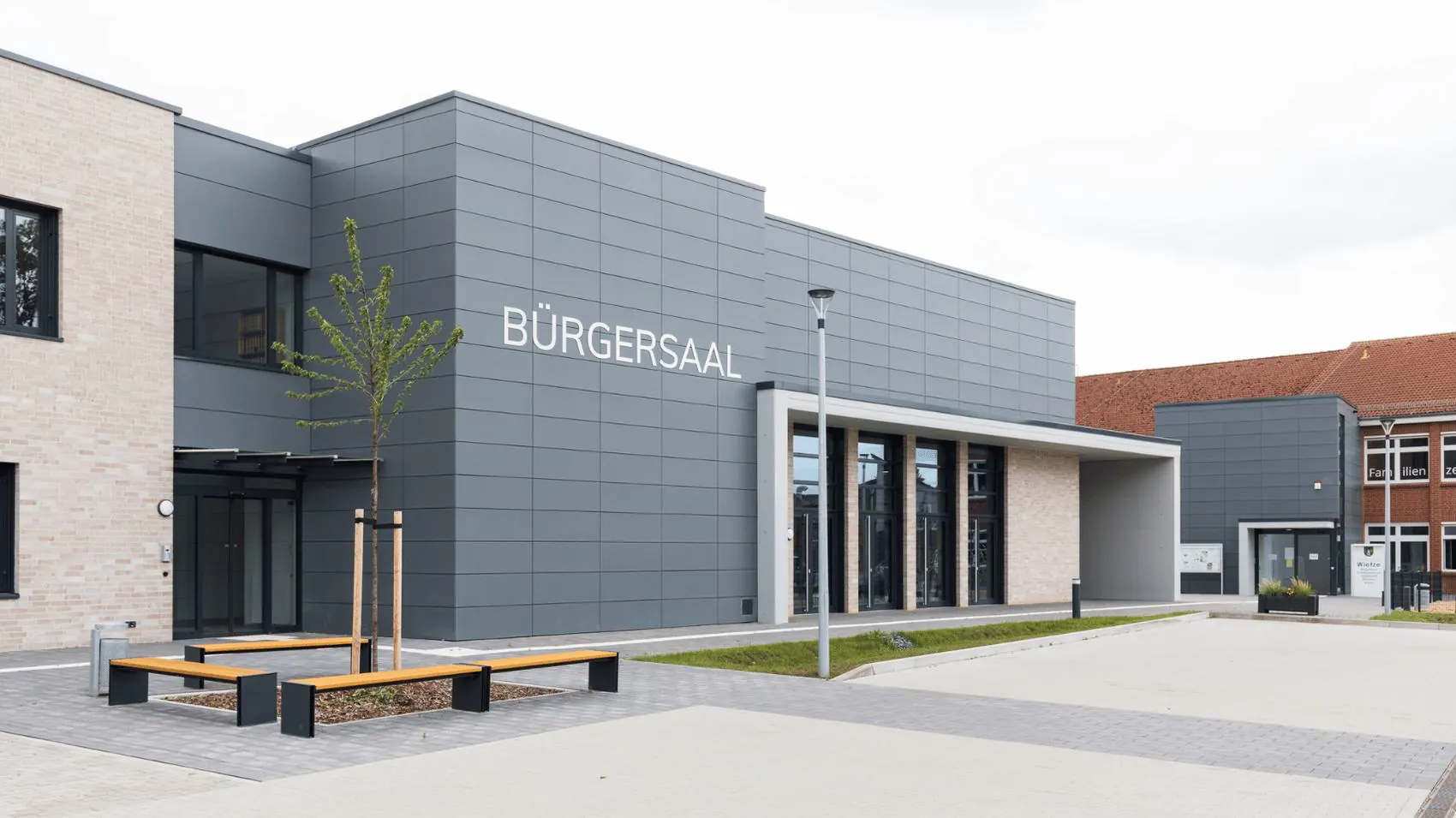 Bürgersaal und Neue Mitte in Wietze